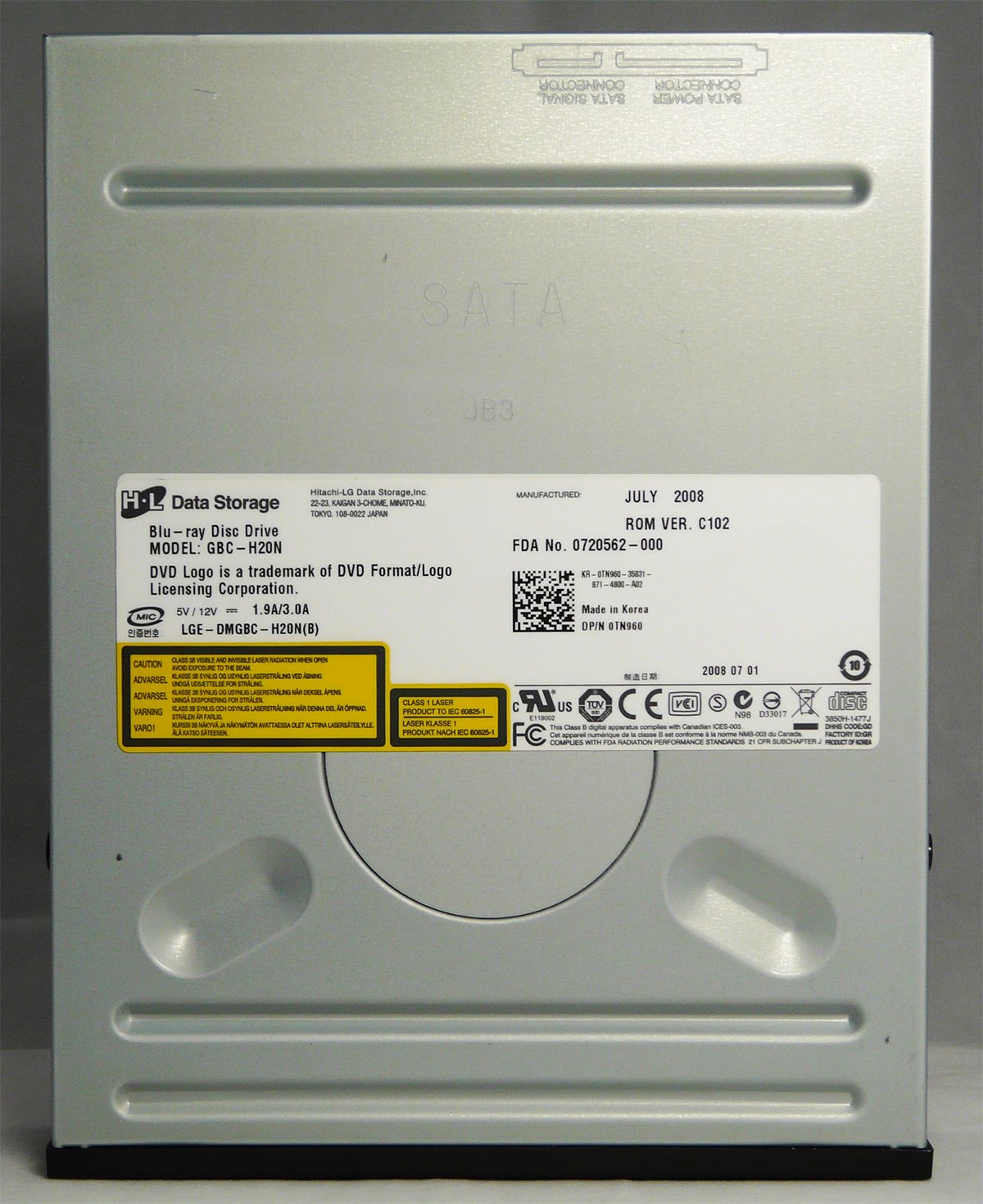 hl-dt-st dvdrwbd gbc-h20n ata device